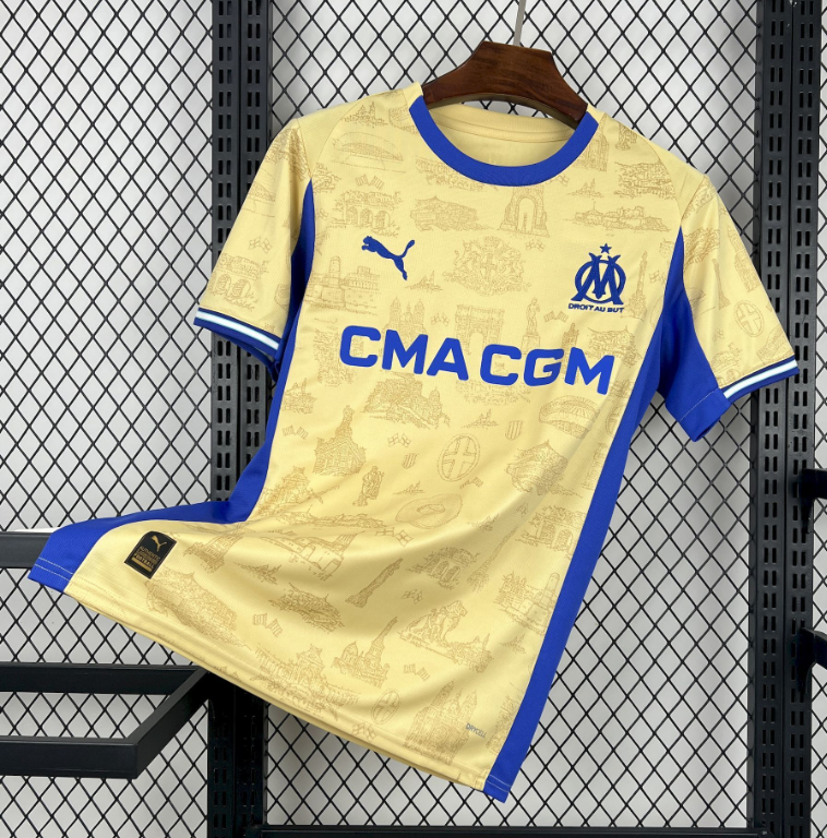2025/2026 Olympique de Marseille Fourth Away Football Jersey 1:1 Thai Quality