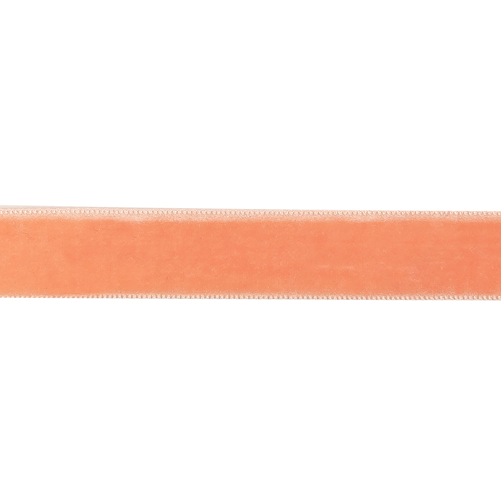 Coral Reef Single Face Velvet Ribbon - 0.625