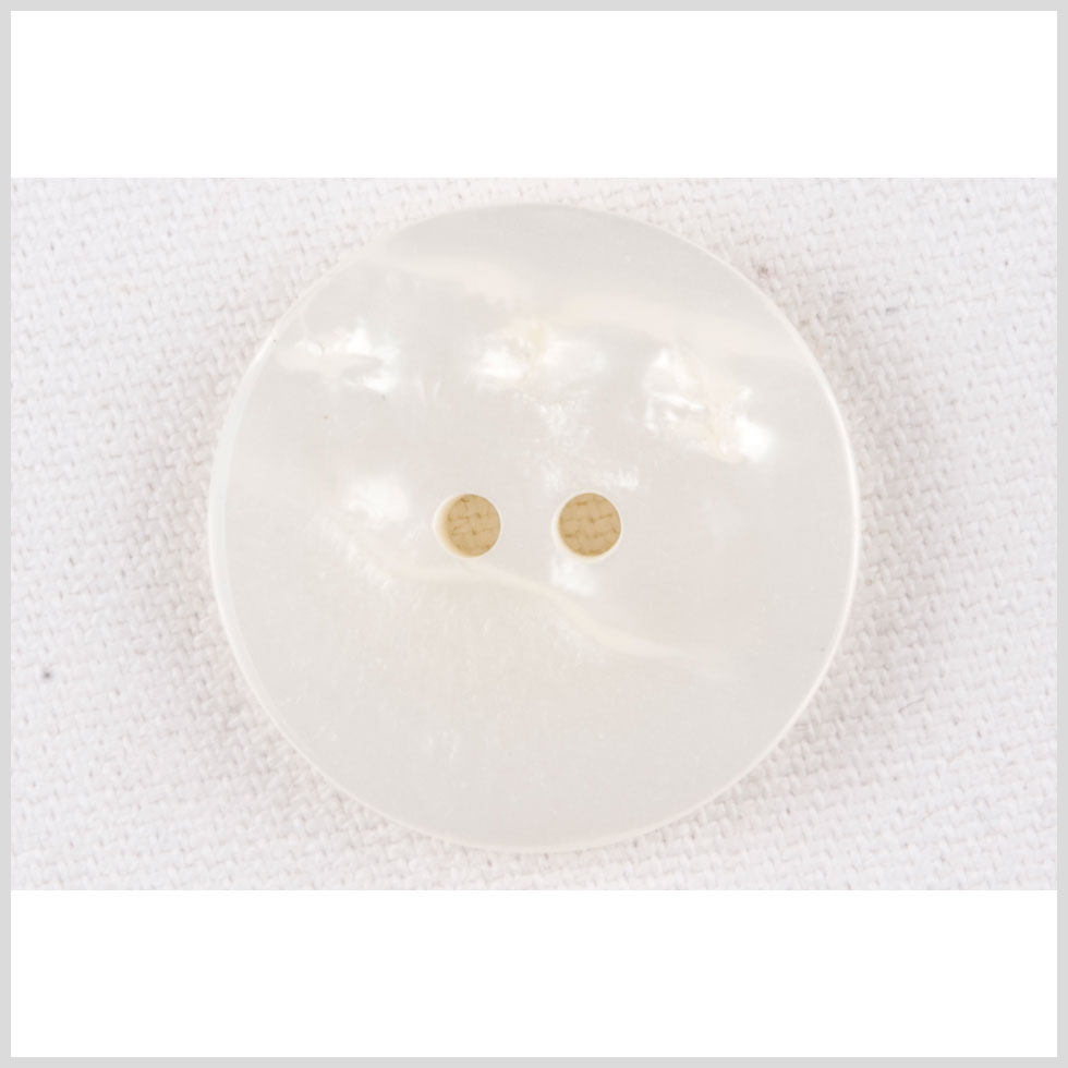 Plastic 2-Hole Button - 24L/15mm - Ivory Shimmer Flat - Joann Fabrics