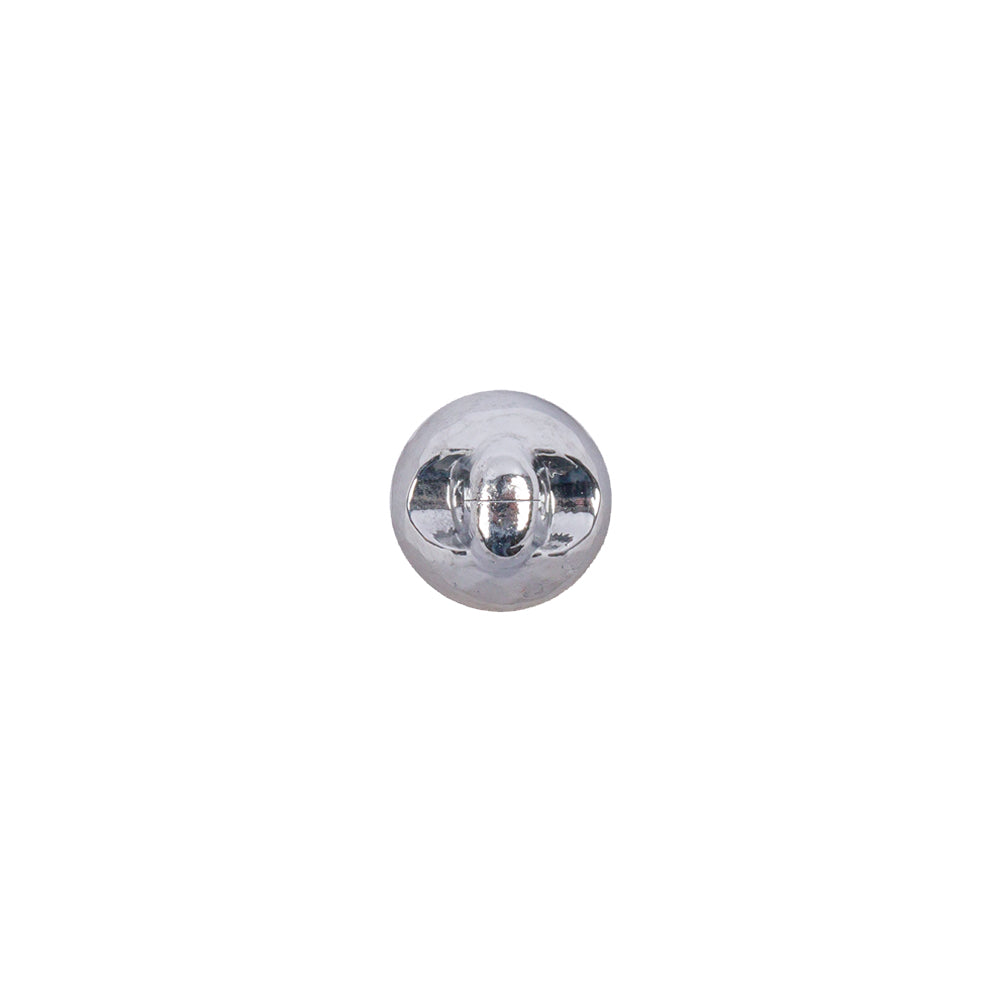Platinum/Light Blue Glass Button - 14L/9mm - Joann Fabrics