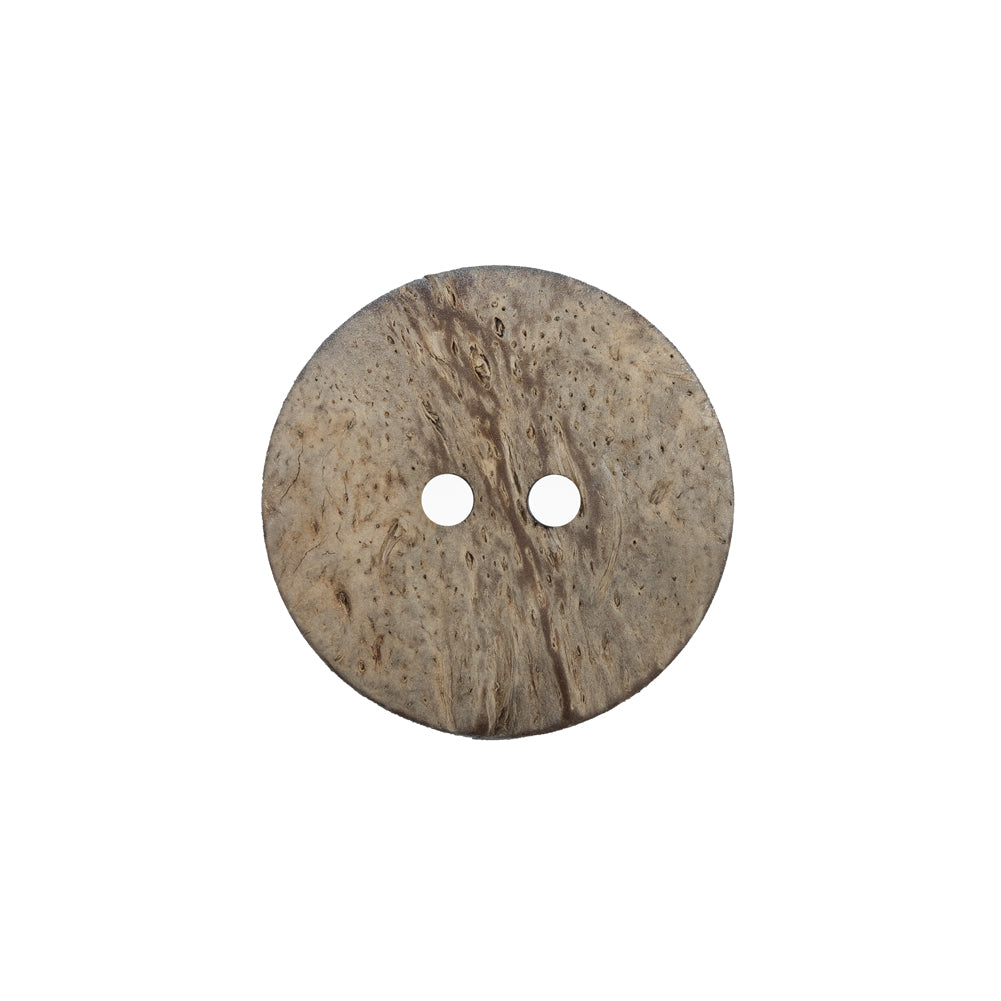 Italian Metallic Silver Floral Coconut Button - 32L/20mm - Joann Fabrics