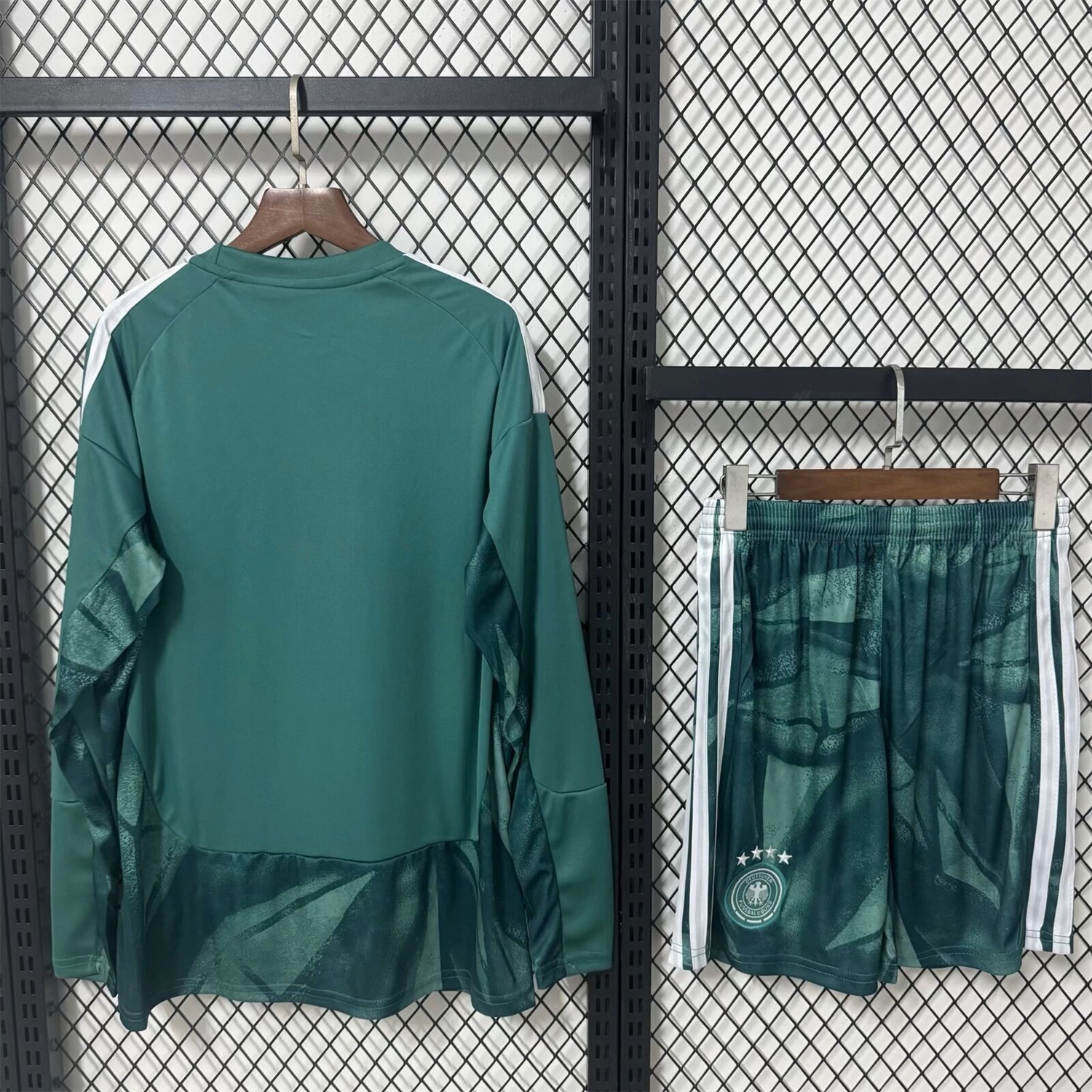 Germany 2026 Goalkeeper Green Long Sleeves Kids Kit - UnitedFutballJersey