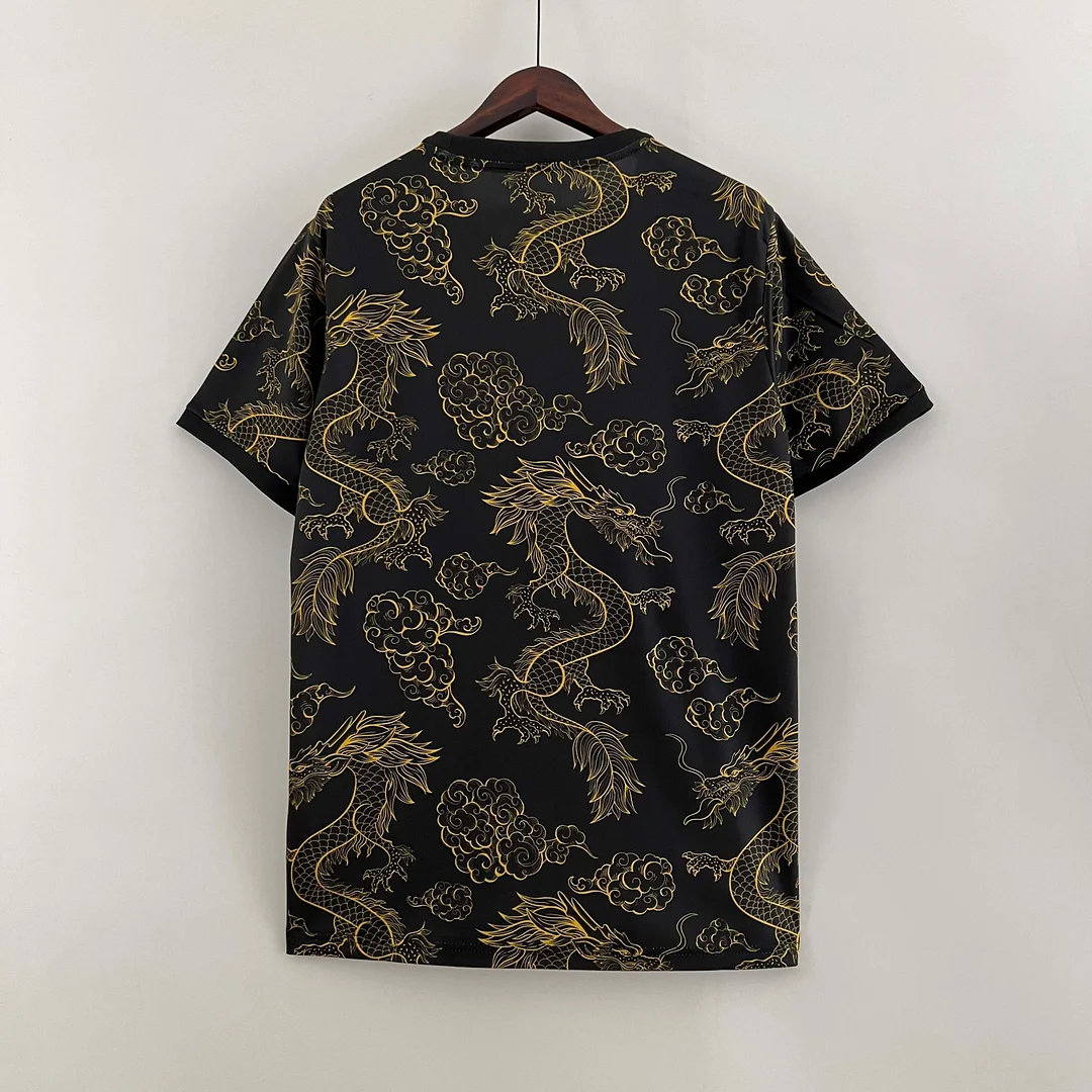 2023/2024 Real Madrid Special Edition Gold Dragon Football Shirt1:1 Thai Quality