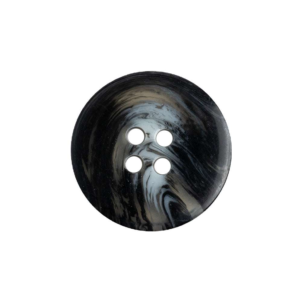 Black, Transparent and Gray Narrow Rimmed Button - 35L/22mm - Joann Fabrics