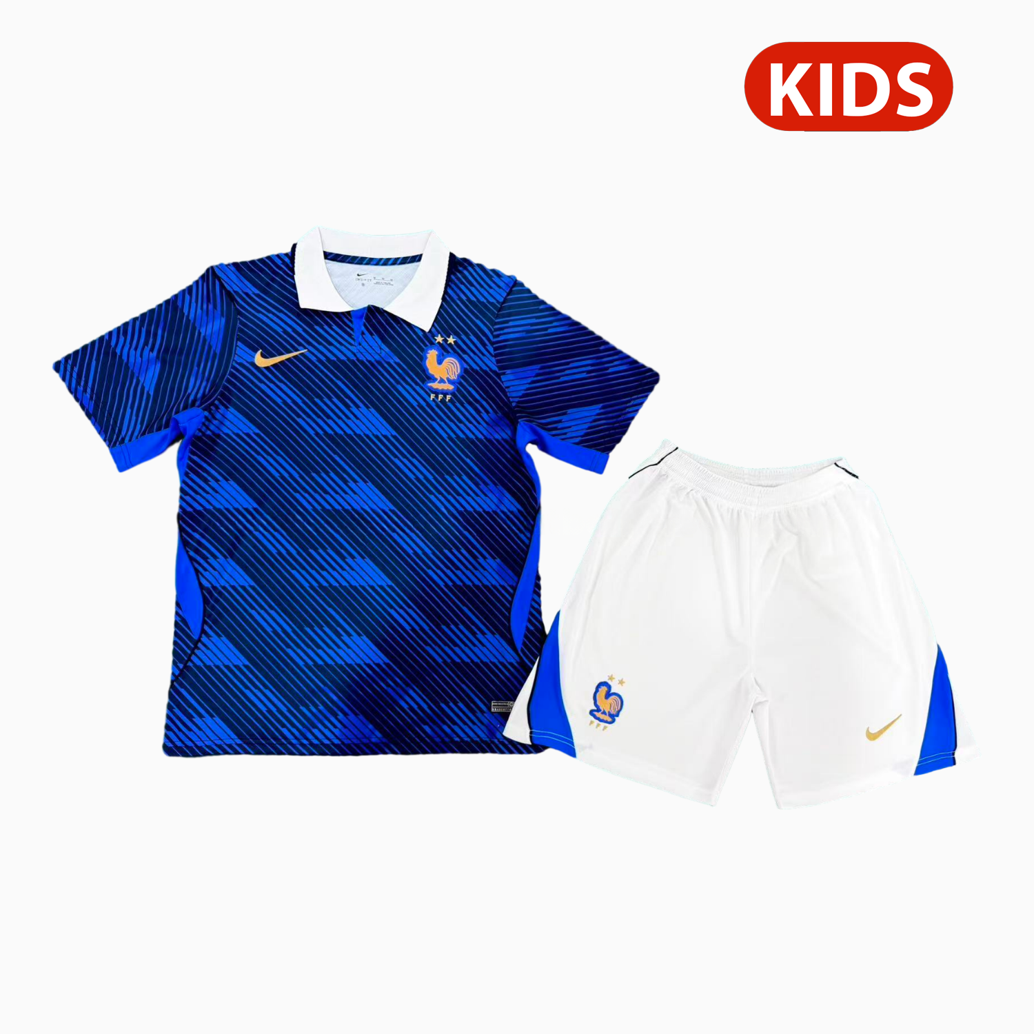 France 2026 Home Kids Kit - UnitedFutballJersey