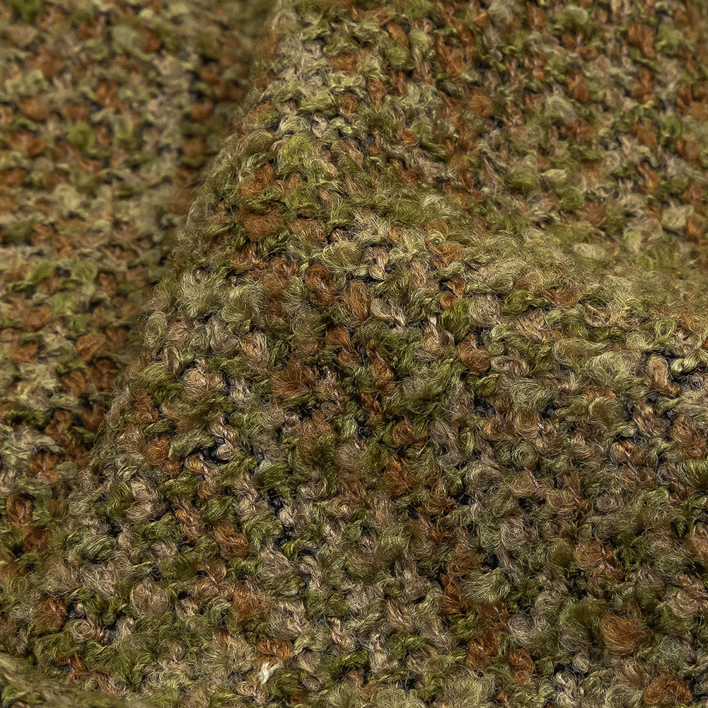 Moss Tweedy Acrylic and Cotton Boucle - Joann Fabrics