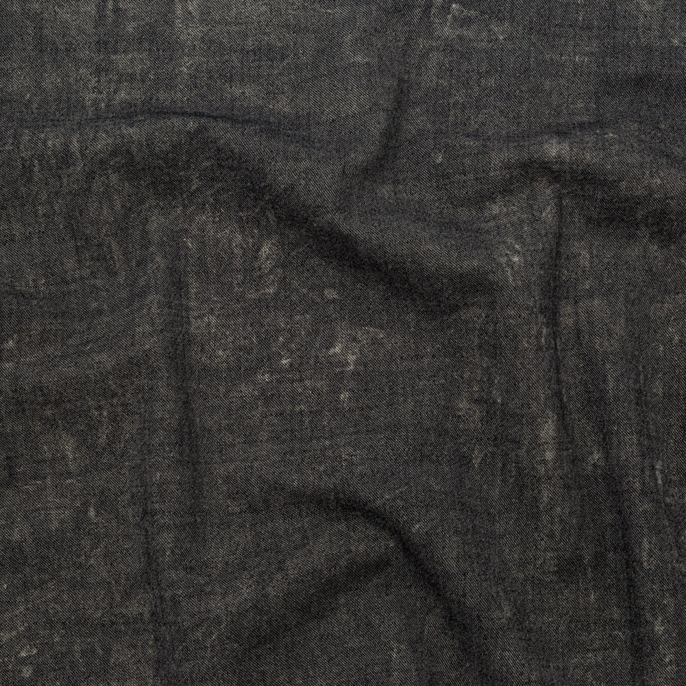 Donna Karan Italian Charcoal, Champagne and Metallic Gold Reversible Stretch Wool Twill - Joann Fabrics