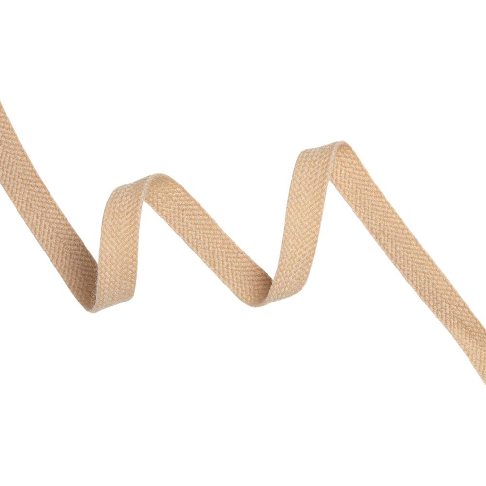 Beige Wool Braided Tape - 0.5