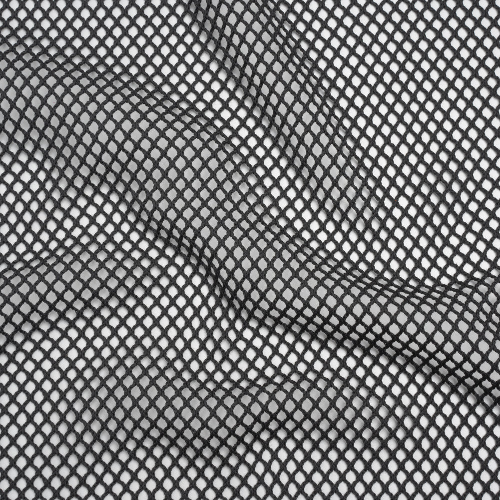 Cotton Crochet Net - Black - Designer Deadstock - Joann Fabrics
