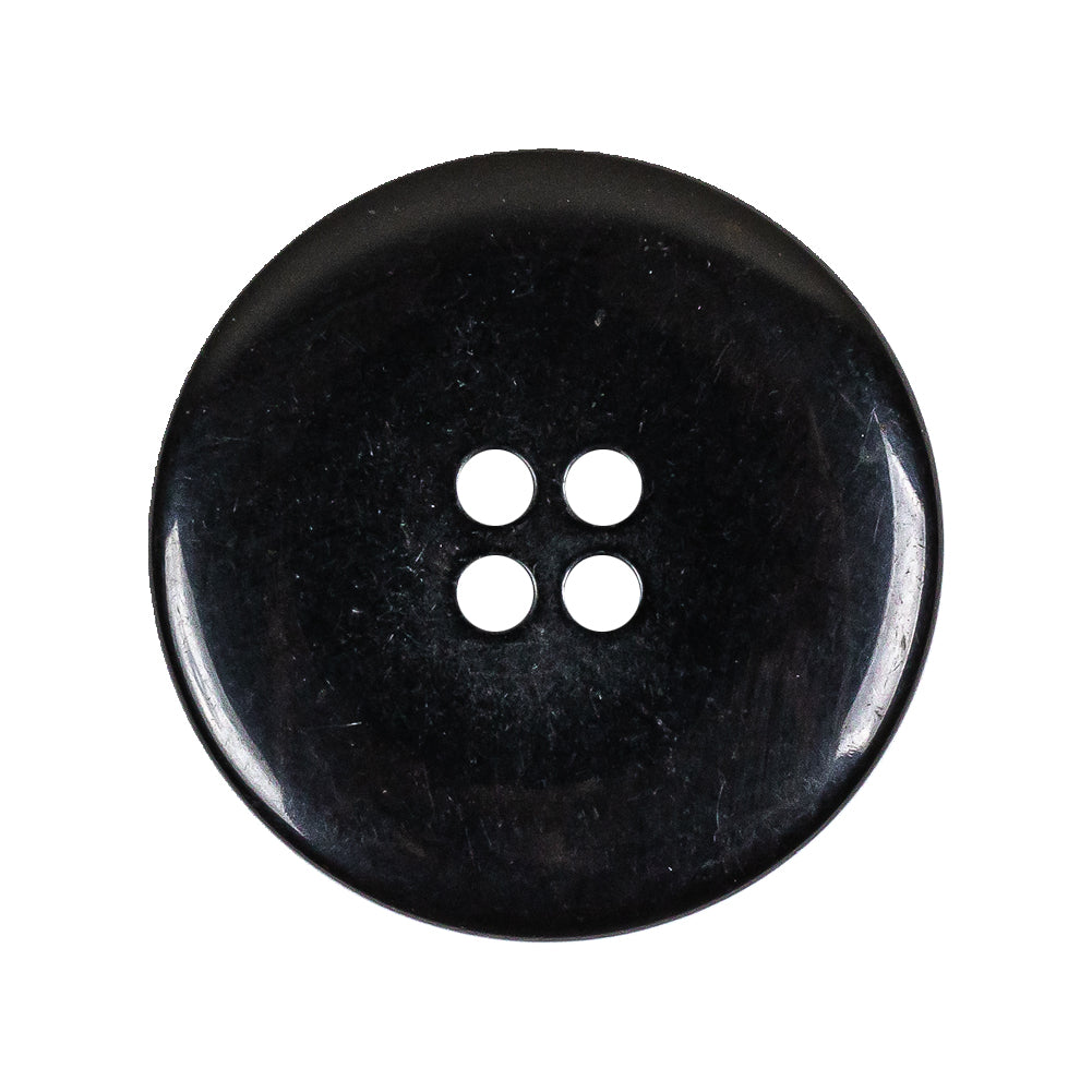 Black 4-Hole Plastic Deepwell Button - 44L/28mm - Joann Fabrics