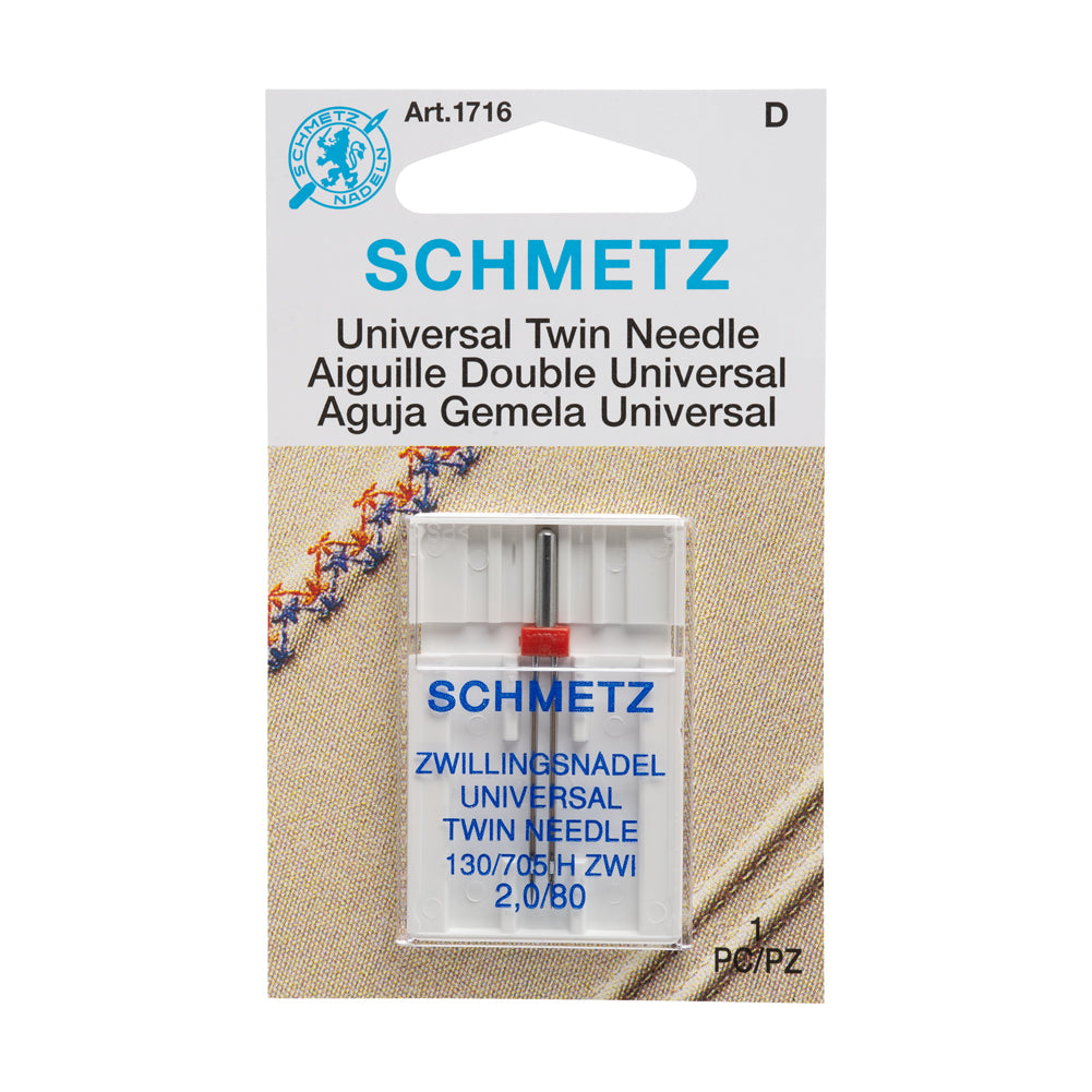 Schmetz Universal Twin Machine Needle - 2.0/80 - 1 ct - Joann Fabrics