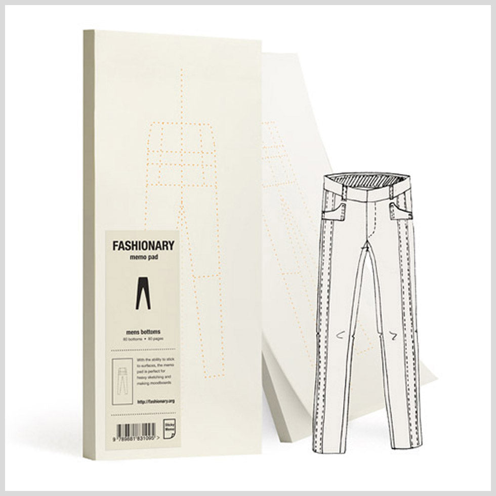 Fashionary Men's Bottoms Memo Pad - Joann Fabrics