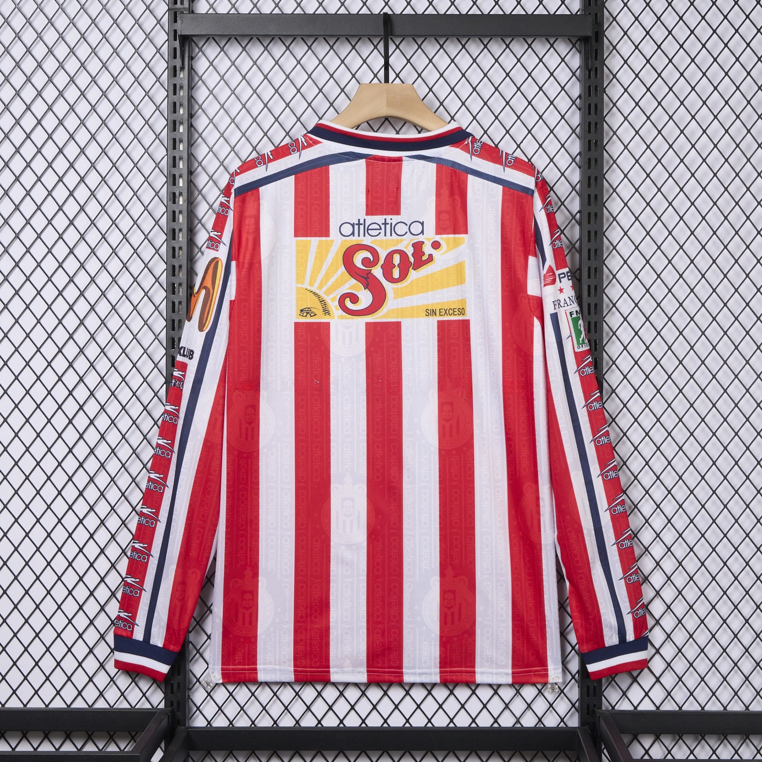 Retro Chivas de Guadalajara 1997-98 Home 2 Long Sleeves Jersey - UnitedFutballJersey