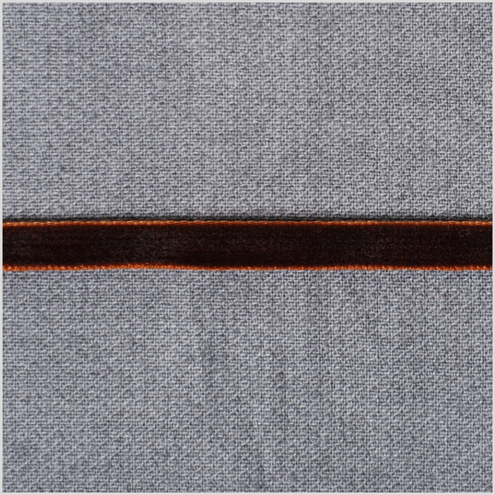 Brown Double Face Velvet Ribbon - 1/8