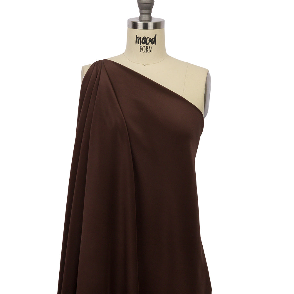 Silk Crepe de Chine - Dark Brown - Premium Collection - Joann Fabrics