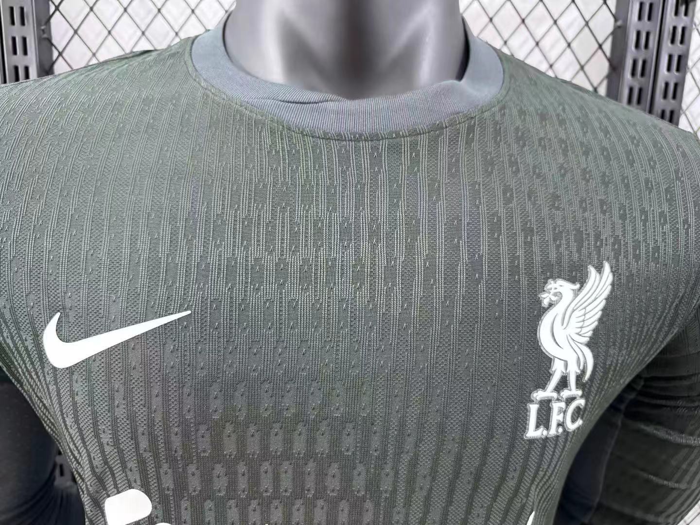 2024/2025 Long Sleeve Liverpool Away Player Version Football Shirt 1:1 Thai Quality