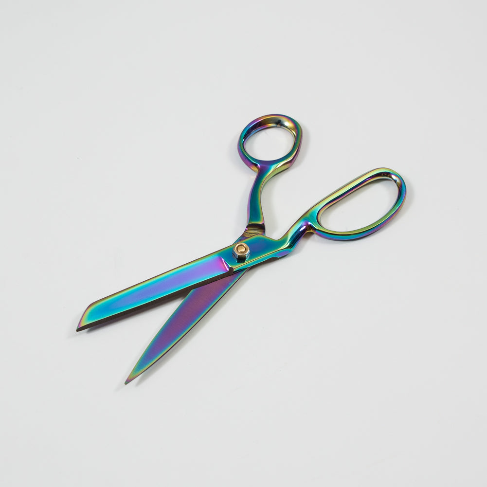 Tula Pink Oil Slick Left-Handed Hardware Shears - 8