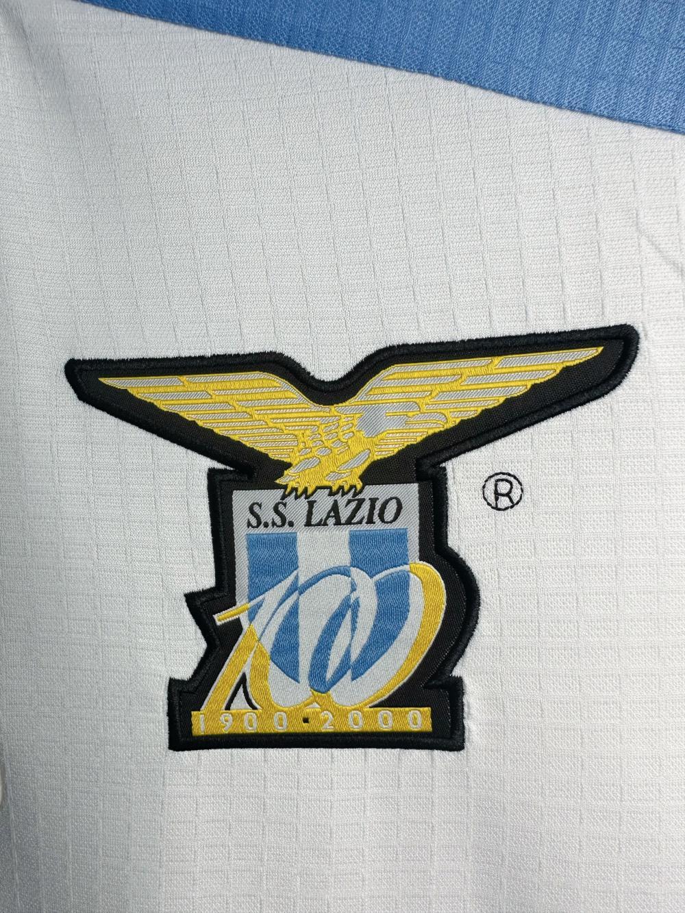 1999/2000 Retro Long Sleeve Lazio Third Away Soccer Jersey 1:1 Thai Quality