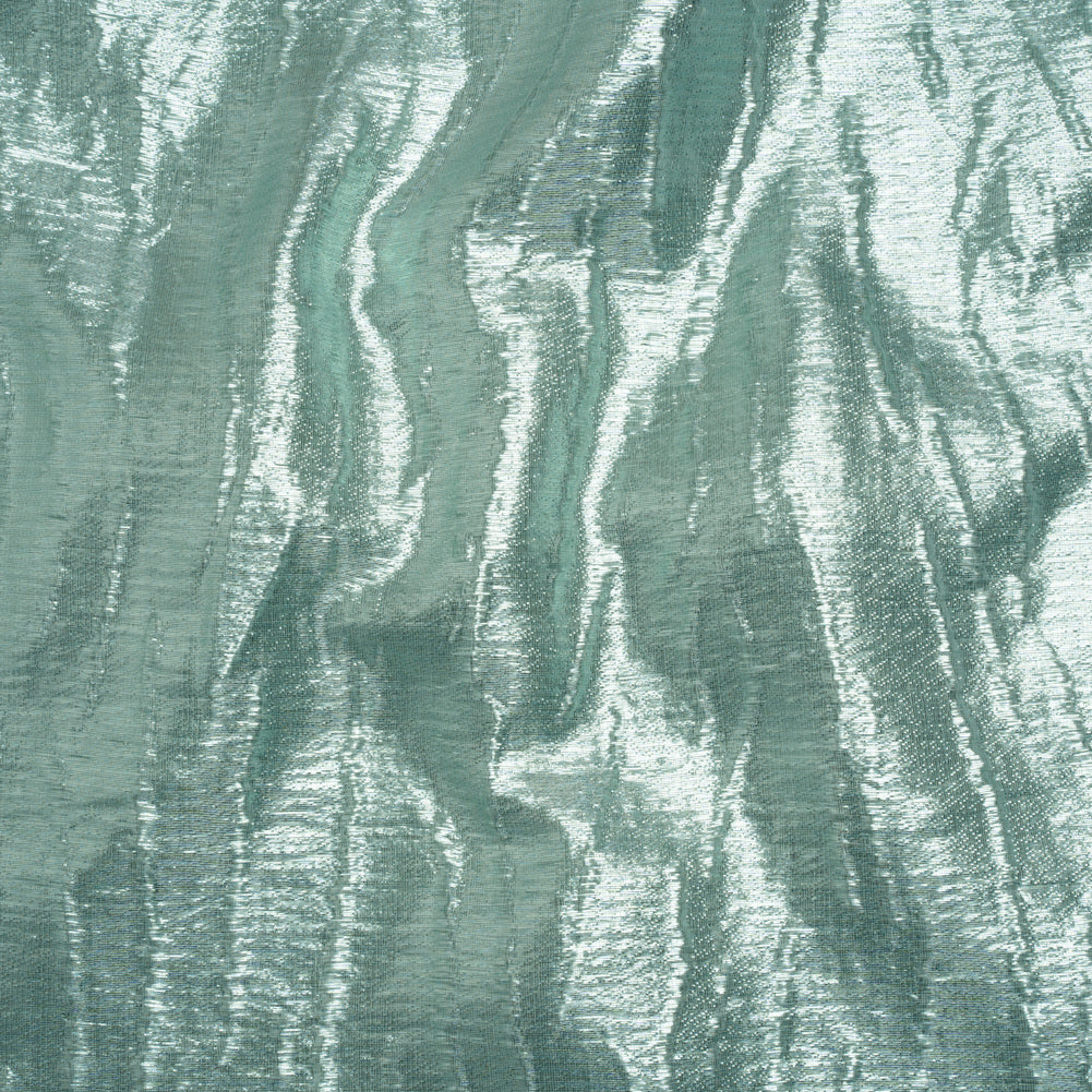 Metallic Brocade - Seafoam Green Subtle Wrinkles - Kylie Collection - Joann Fabrics