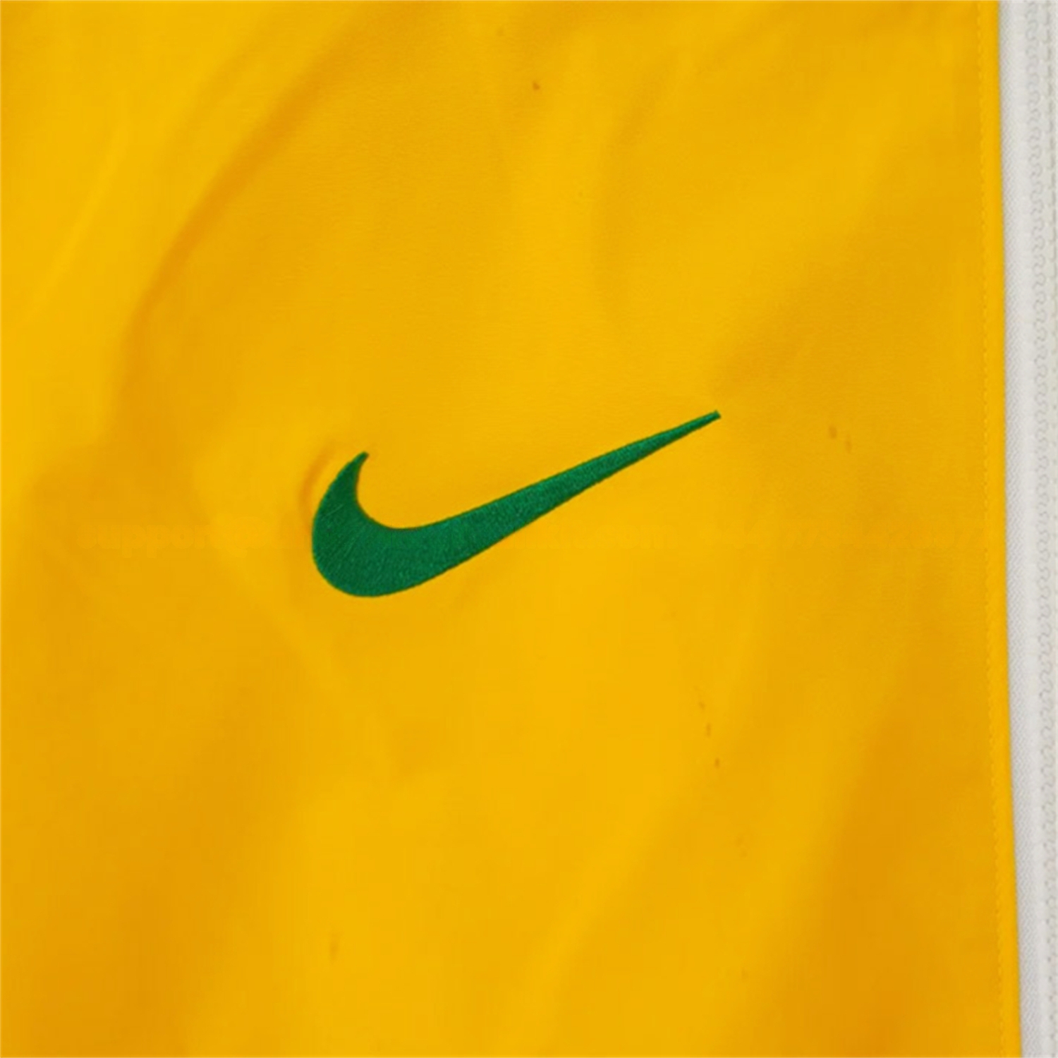 Retro Brazil 2010-11 Home Windbreaker Jacket - Yellow Green - UnitedFutballJersey