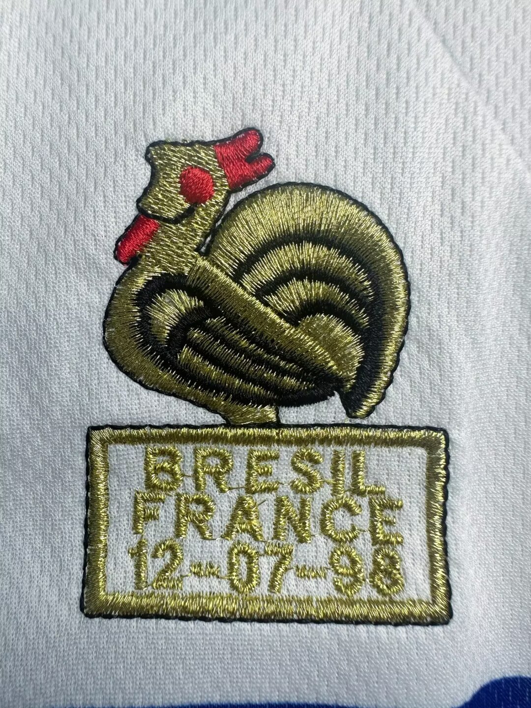1998 Retro Long Sleeve France Away Football Shirt 1:1 Thai Quality