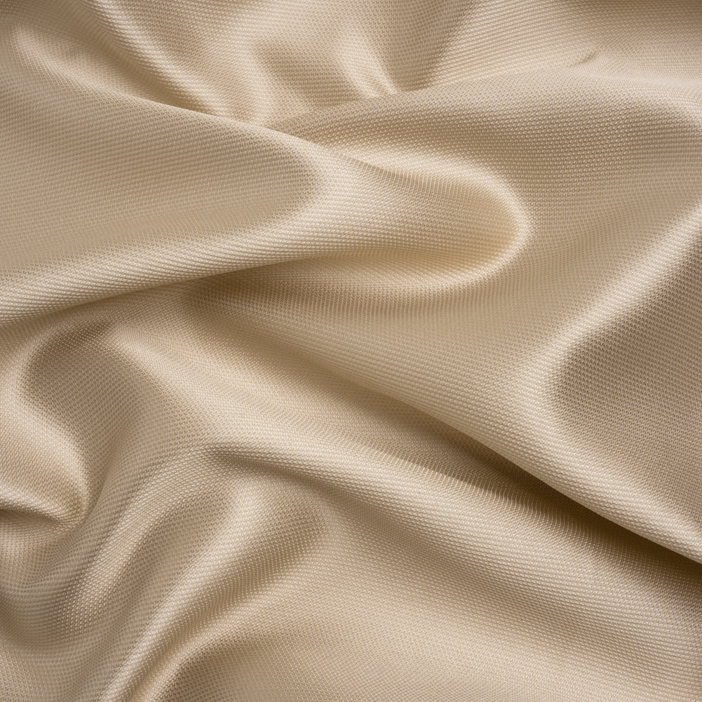 Polyester and Silk Mikado Pique Made in Italy - Doeskin - Premium Collection - Joann Fabrics