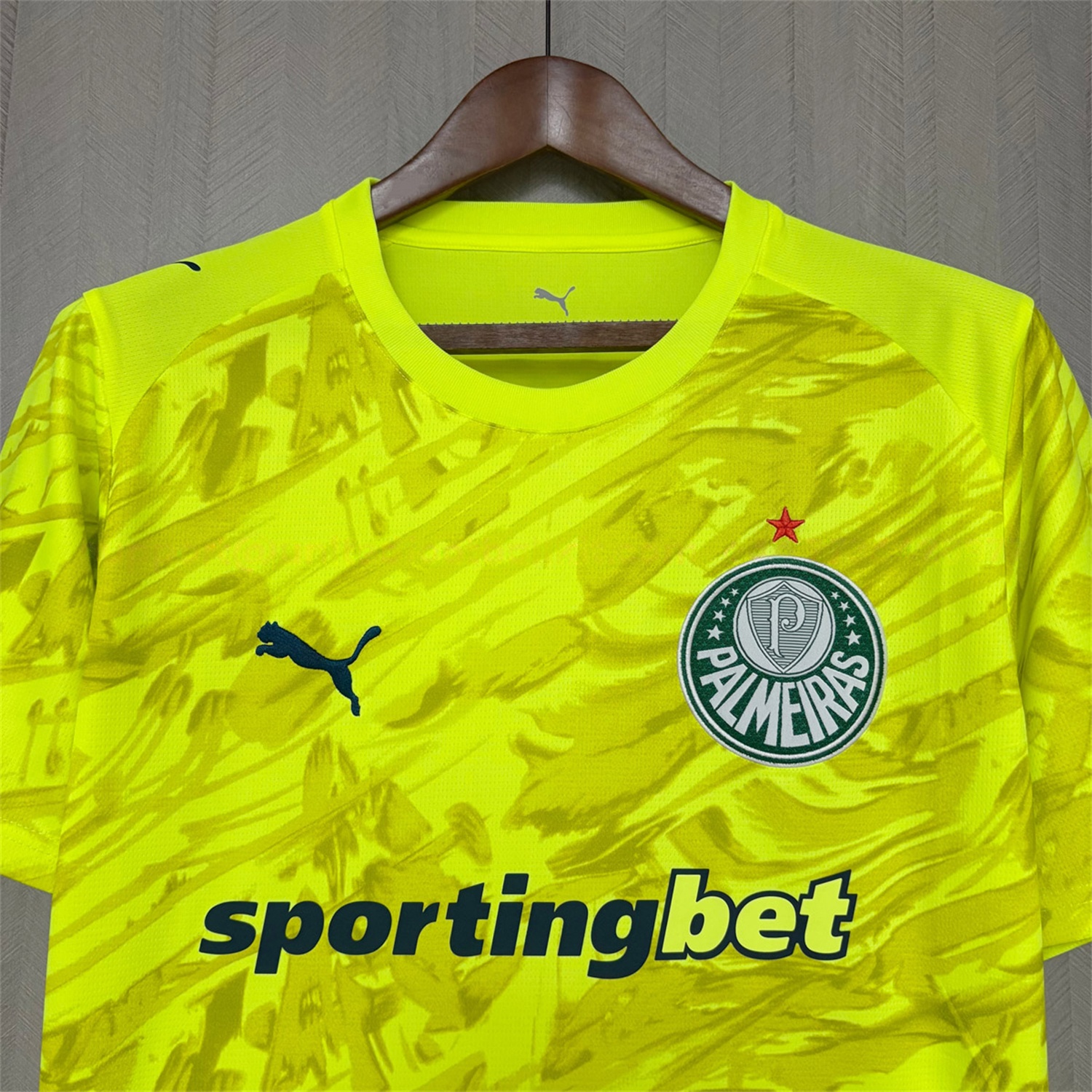 Palmeiras 26-27 Yellow Goalkeeper Jersey - Fans Version - UnitedFutballJersey