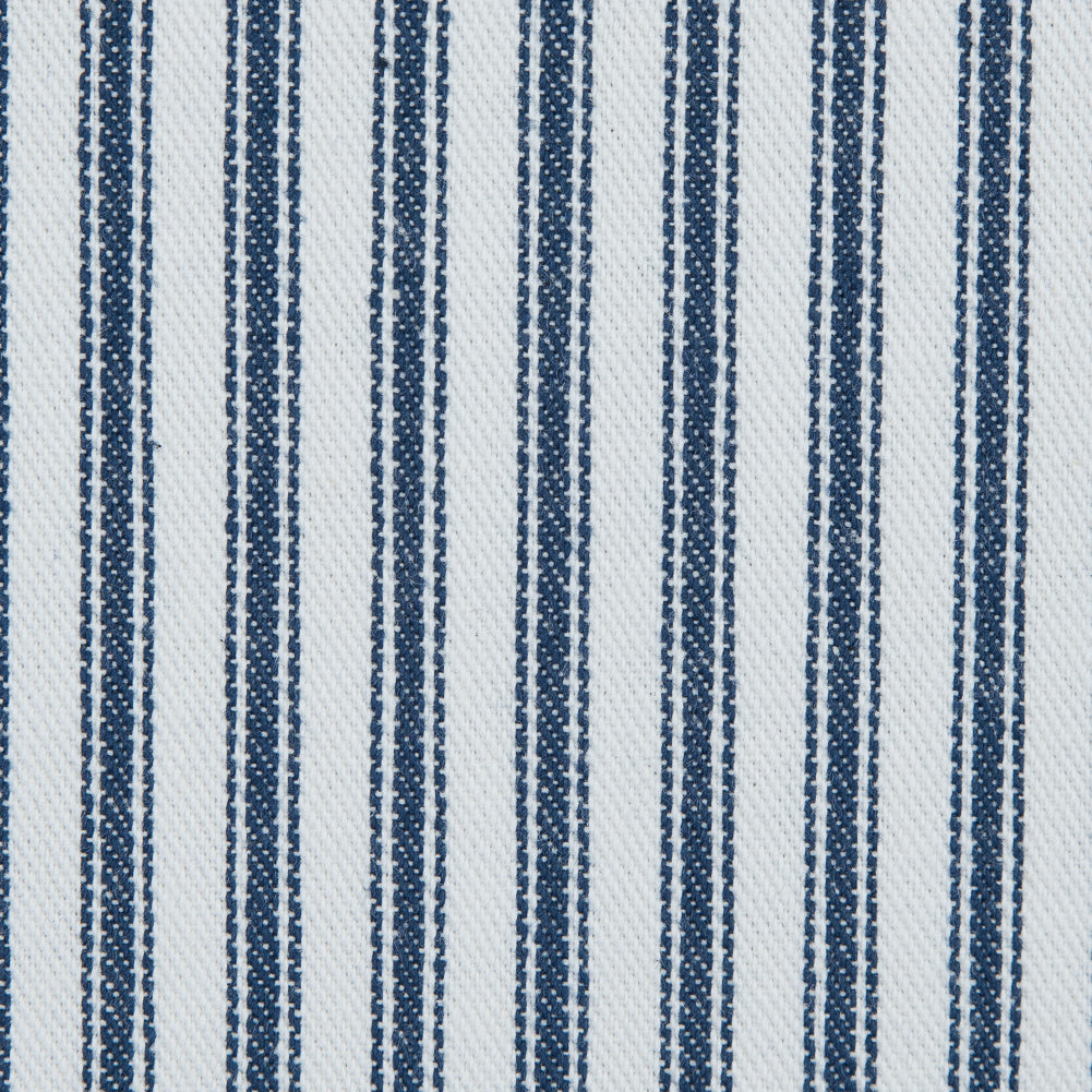 Ruth Navy and White Ticking Striped Cotton Twill - Joann Fabrics