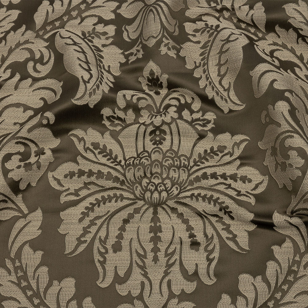 Drapery Jacquard - Fawn Leafy Damask - British Imported - Joann Fabrics