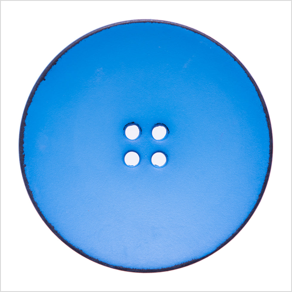 Italian Blue 4-Hole Plastic Button - 54L/34mm - Joann Fabrics
