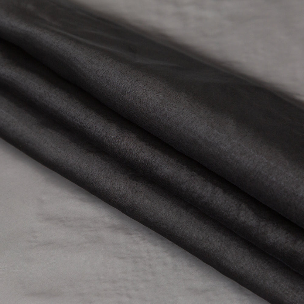 Shimmering Organza - Black and Silver Iridescent - Julliette Collection - Joann Fabrics