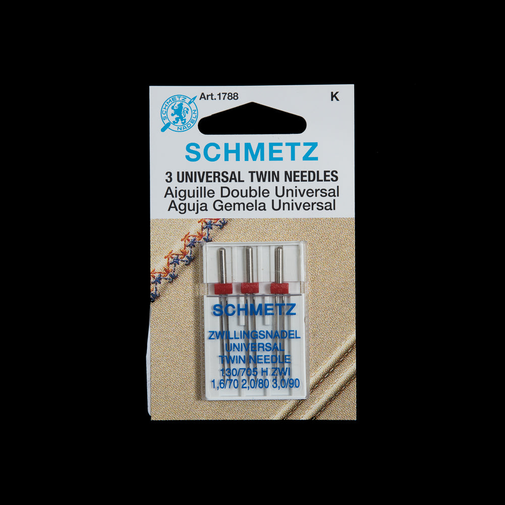 Schmetz Twin Machine Needles - Assorted Sizes - 3 ct - Joann Fabrics