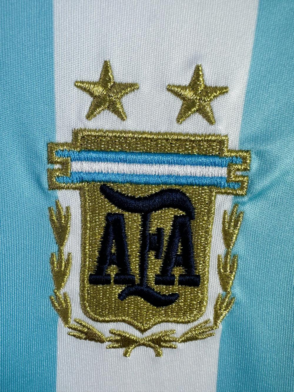 2006 Retro Long Sleeve Argentina National Team Home Jersey 1:1 Thai Quality
