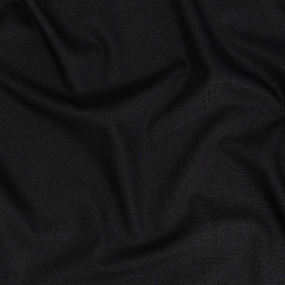 Super 120 Monostretch Wool Suiting - Black - Joann Fabrics