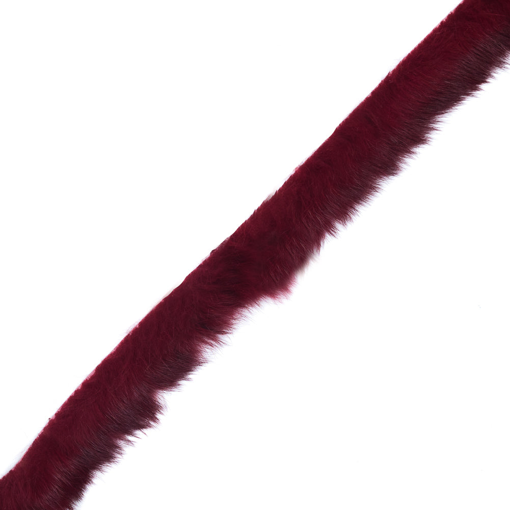 Red Rabbit Fur Trimming - 1