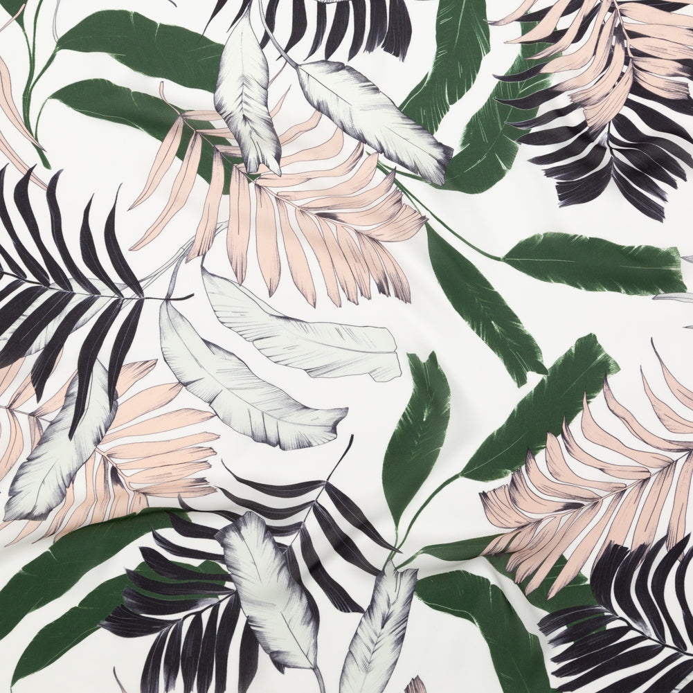 Milly Tropical Leaves Silk Georgette - Joann Fabrics