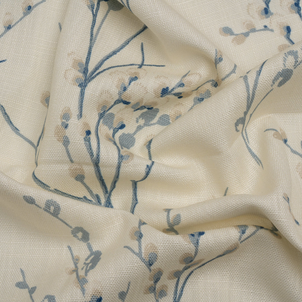 Linen and Rayon Drapery Woven - Off White Prairie Willow - British Imported - Joann Fabrics