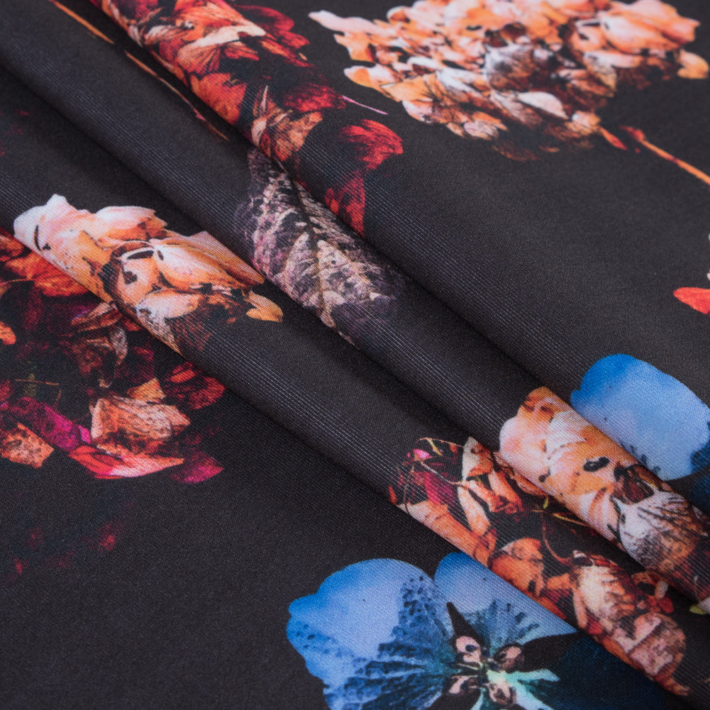 Multi-color Floral Digitally Printed Stretch Neoprene/Scuba Knit - Joann Fabrics