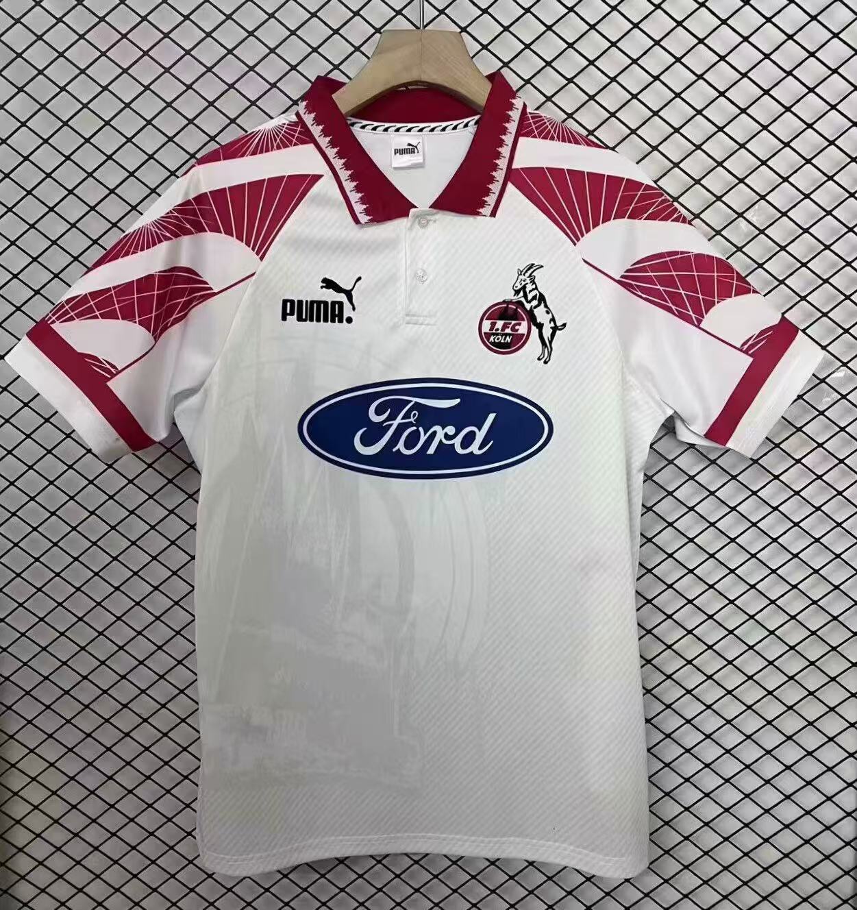 1996/1997 Retro FC Köln Home Football Jersey 1:1 Thai Quality