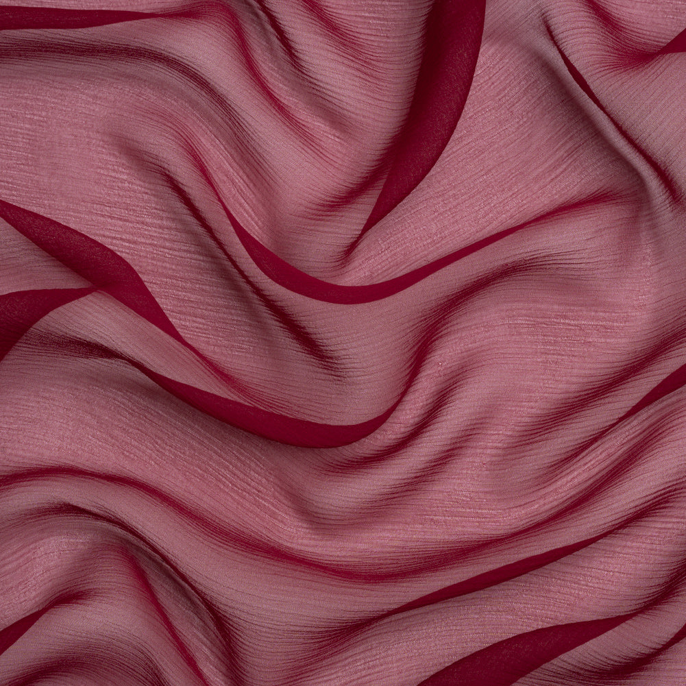 Crinkled Silk Chiffon - Wine - Premium Collection - Joann Fabrics