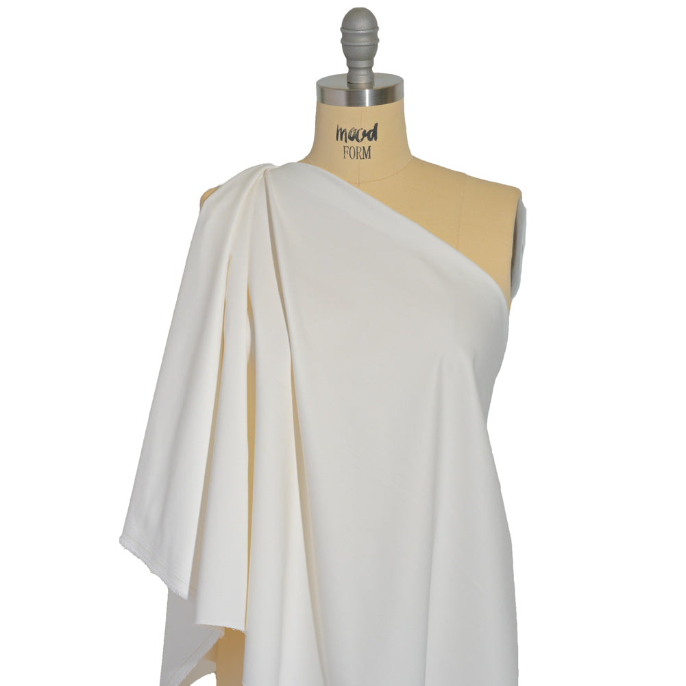 Carbon Brushed Stretch Khaki Twill - White - Averill Collection - Joann Fabrics