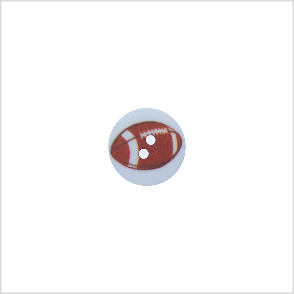 Italian Blue Kids Football Button - 24L/15mm - Joann Fabrics