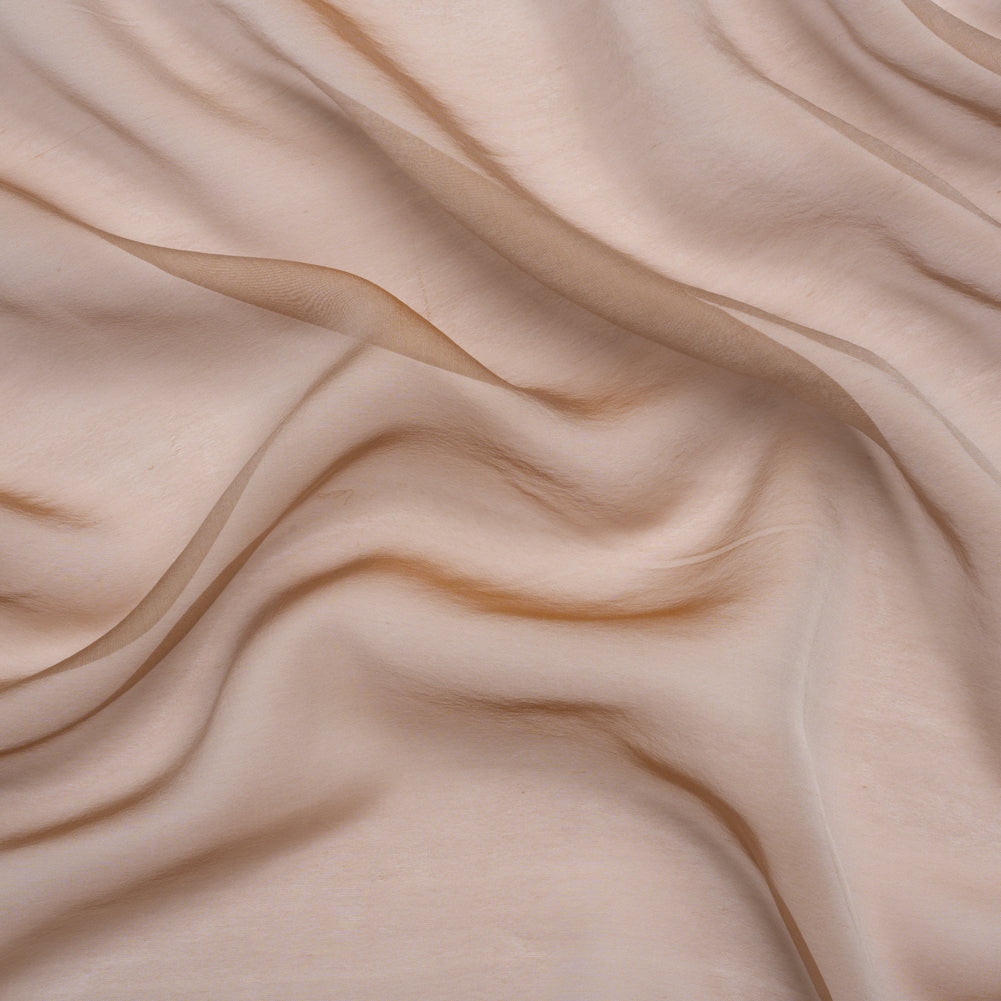 Chiffon-Like Silk Voile - Mink and Silver Iridescent - Adelaide Collection - Joann Fabrics