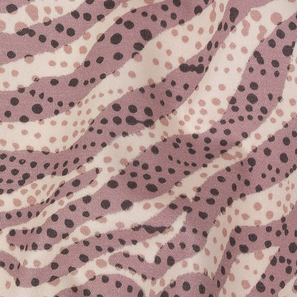 Mood Exclusive Spotted in Stripes Stretch Cotton Sateen - Joann Fabrics