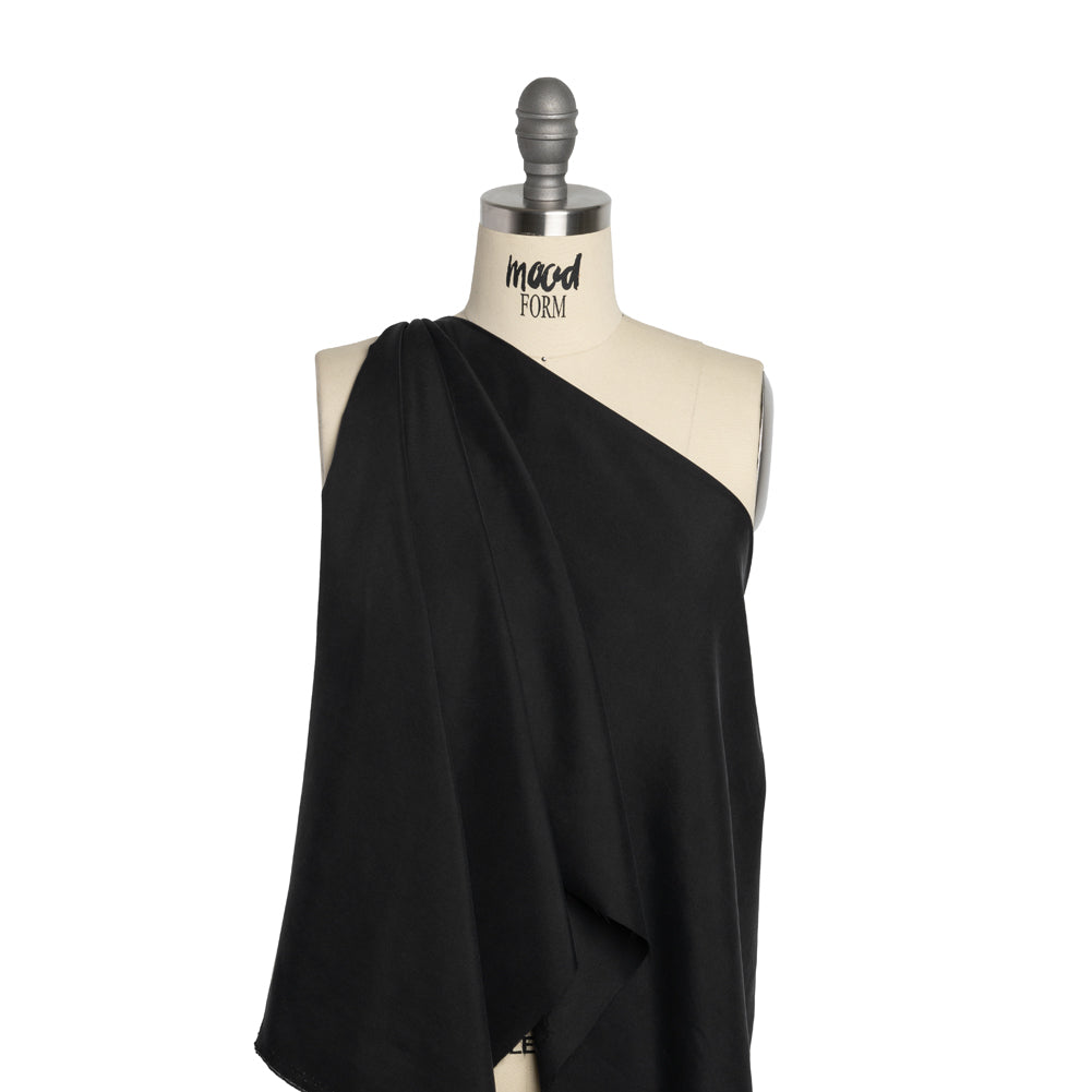 Washed Silk Twill 18mm - Black - Joann Fabrics