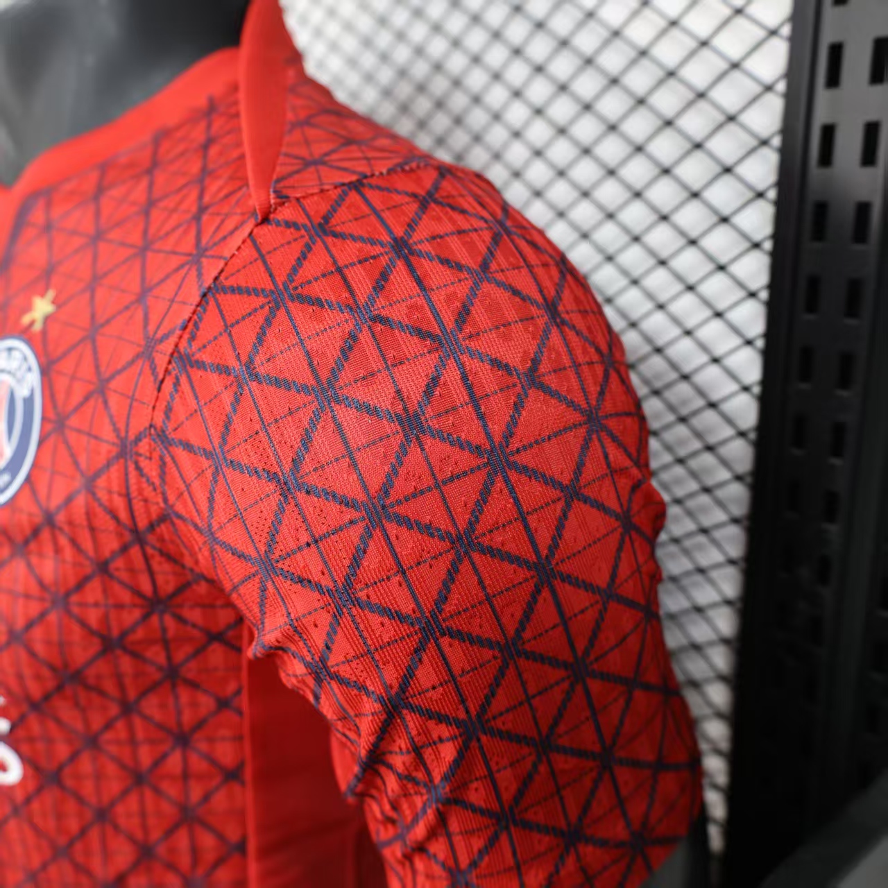 2025/2026 Player Version Paris Saint-Germain Training clothes Red Football Shirt 1:1 Thai Quality