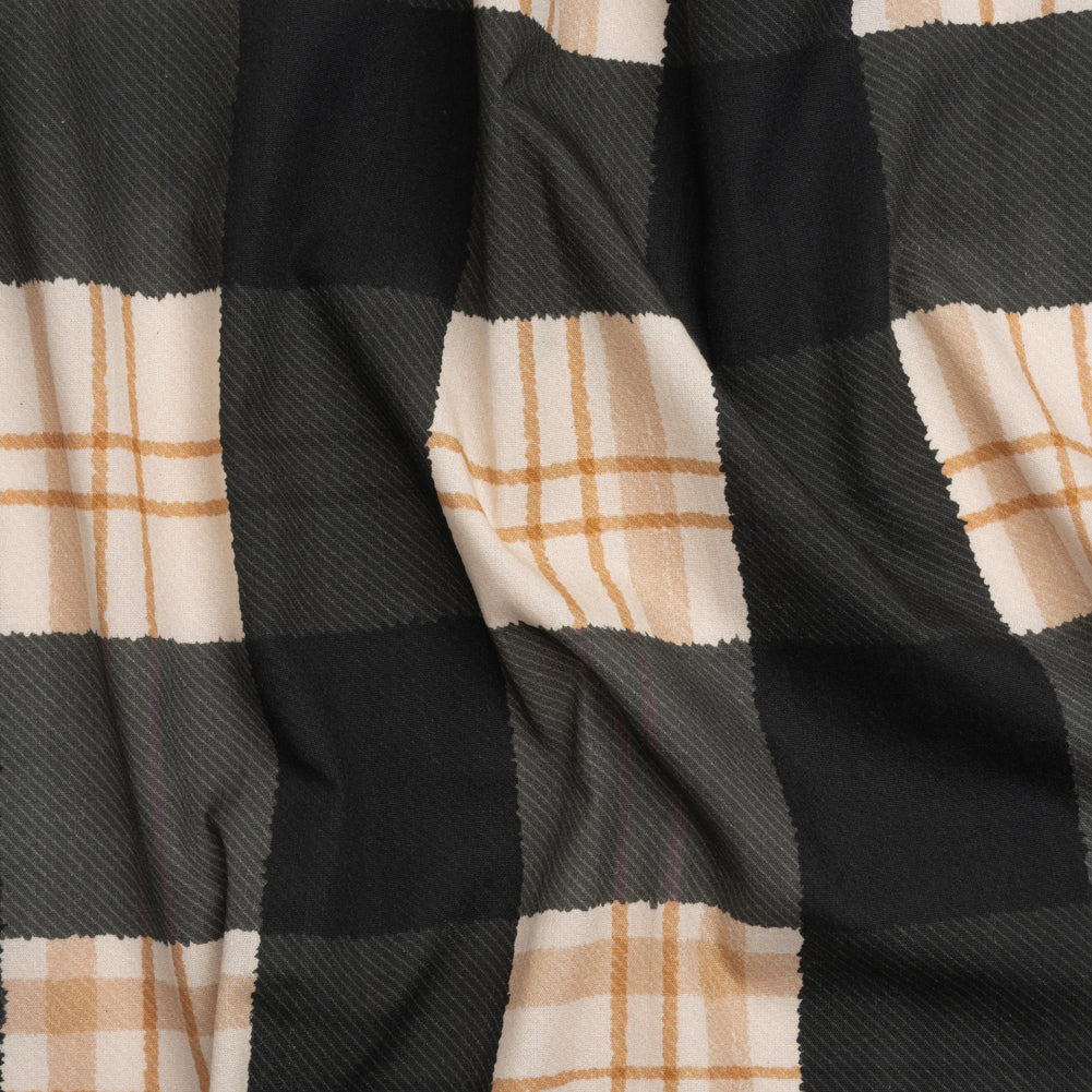 Mood Exclusive Black Plaid to be Here Cotton Poplin - Joann Fabrics