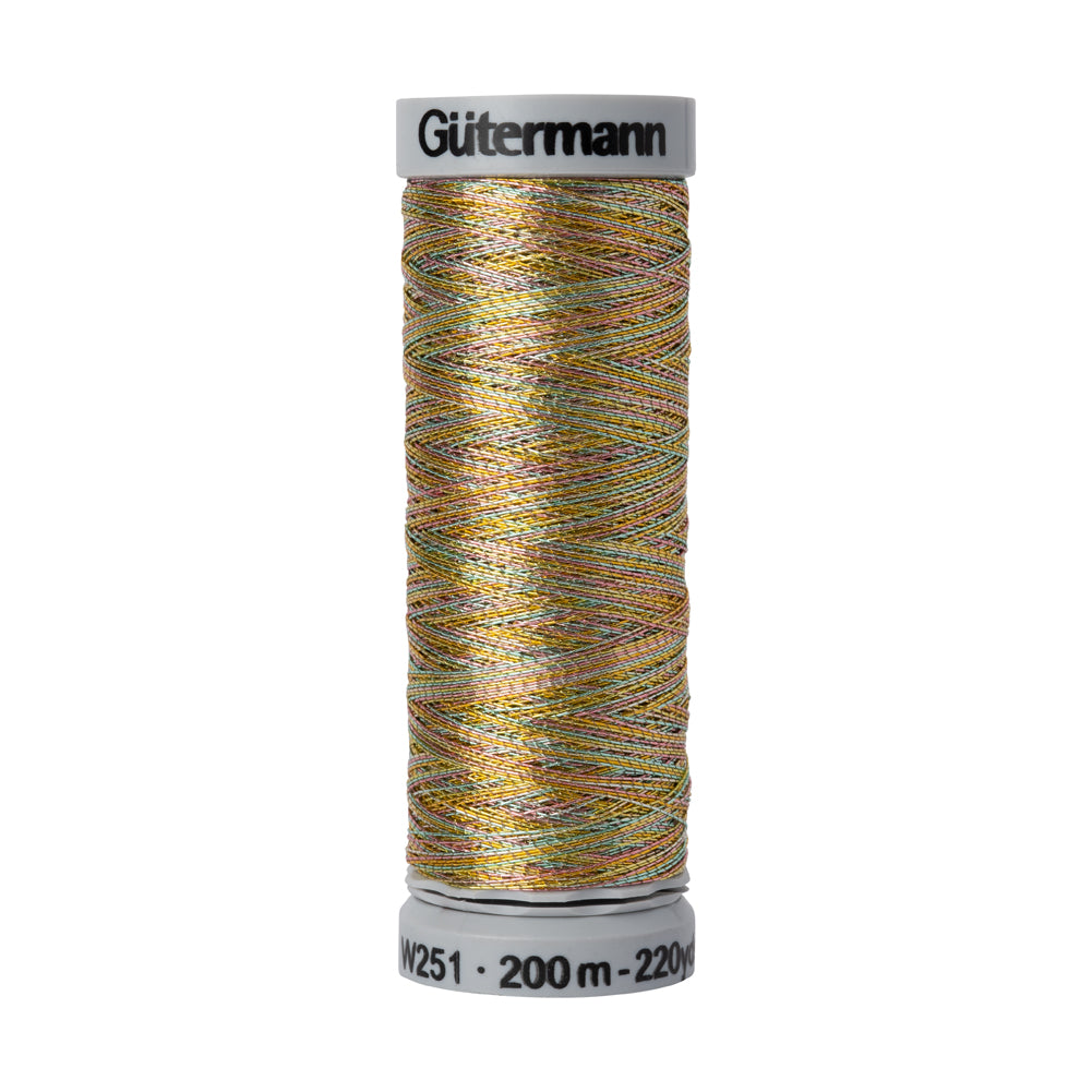 Gutermann Metallic Thread 200m - 9880 Variegated Summer Day - Joann Fabrics