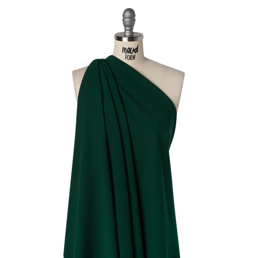 Stretch Polyester Crepe Double Knit - Malachite Green - Designer Deadstock - Joann Fabrics