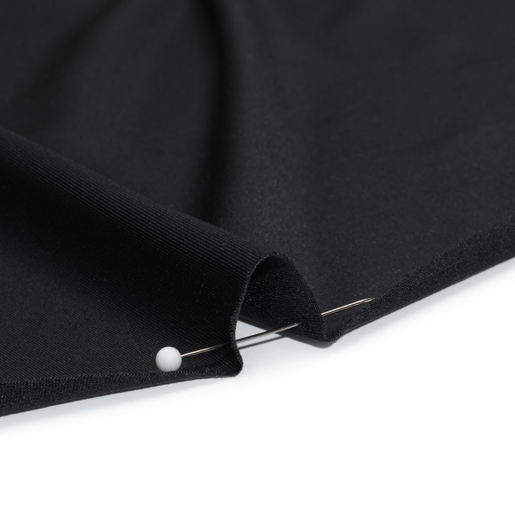 Stretch Recycled Polyester Jersey, Wicking with Odorless Finish - Black - Joann Fabrics